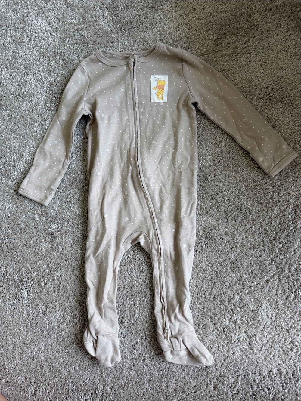 Winnie the Pook One-Piece Footed Sleeper